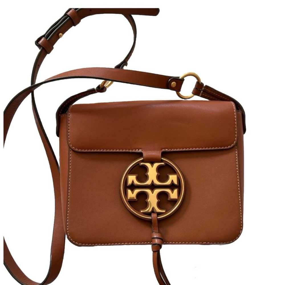 Tory Burch  Miller Leather Crossbody in Aged Came… - image 6