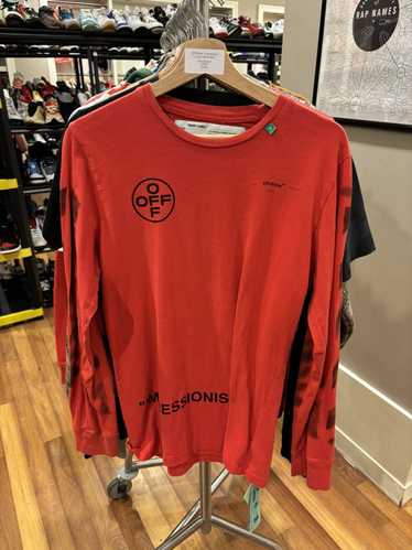 Off-White Off-White Impression Long Sleeve ‘Red’