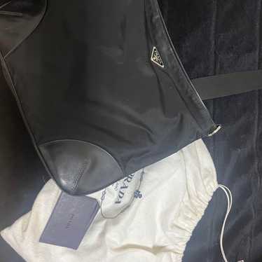 PRADA Shoulder Bag Nylon Black