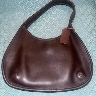 Vintage burgundy coach purse