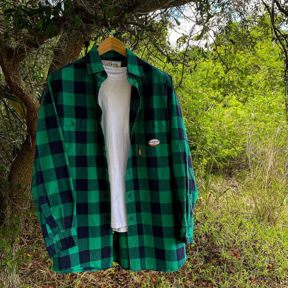 Flannel × Streetwear × Vintage Vintage 90s Travis… - image 2