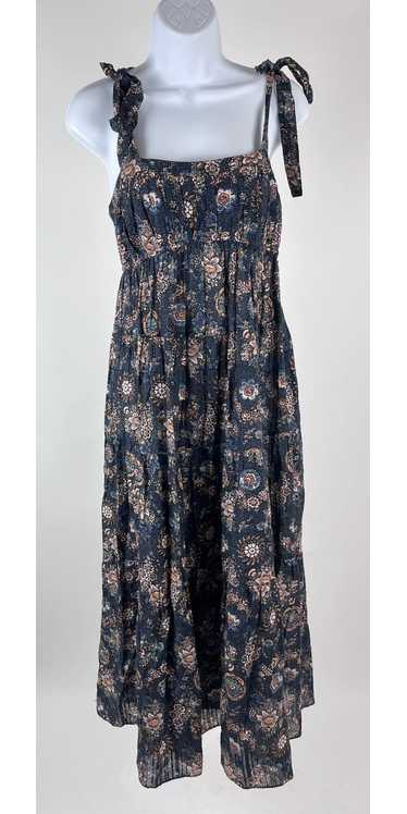 Women's Ulla Johnson Blue Floral Sleeveless Midi D