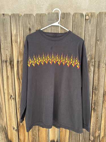 Streetwear × Vintage Flame long sleeve