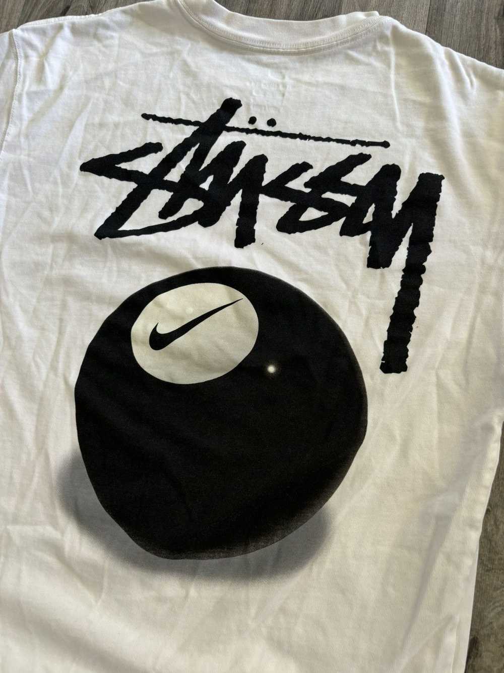 Nike × Stussy Stussy Nike 8 Ball Tee White - image 1