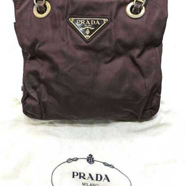 PRADA Nylon Chain Shoulder Bag