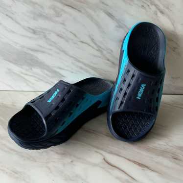 Hoka Hoka One Blue Unisex Slide Sandals - image 1