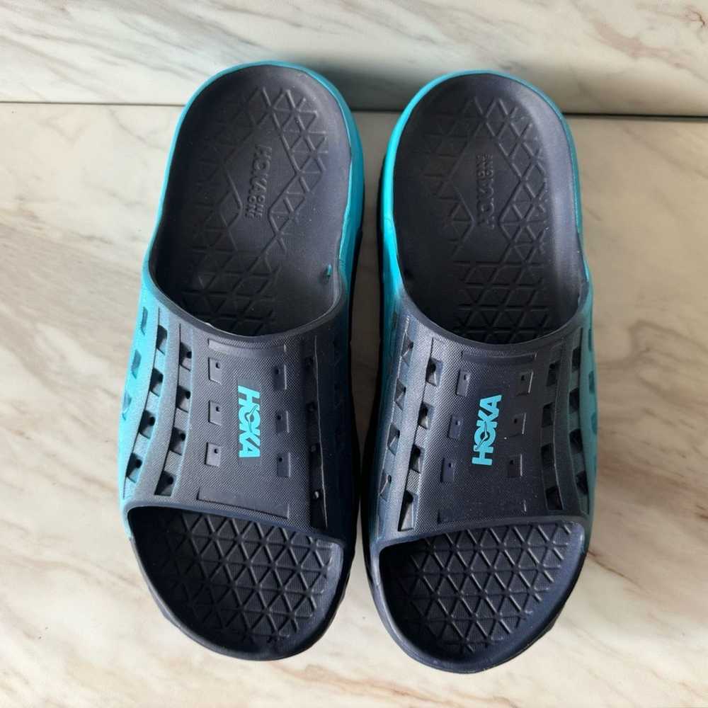 Hoka Hoka One Blue Unisex Slide Sandals - image 3