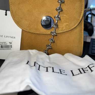 Little Liffner Chained Tiny Box Bag Crossbody Pur… - image 1