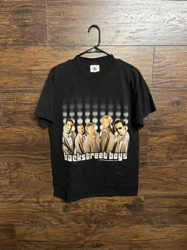 1999 Backstreet Boys Black T-Shirt Millennium tour BS… - Gem