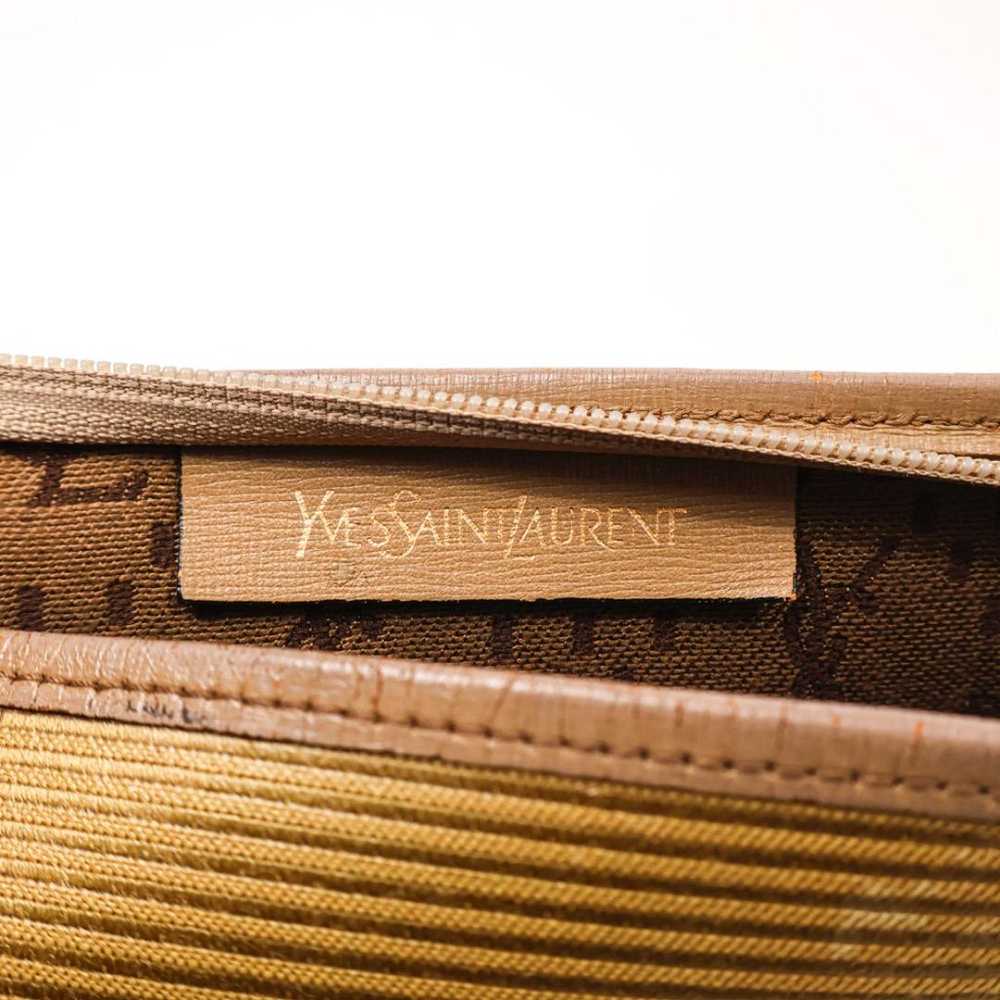 E4834-15 Vintage Yves Saint Laurent Clutch Bag Le… - image 8