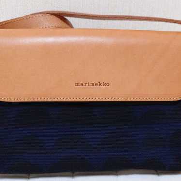 Marimekko shoulder bag leather bag. - image 1