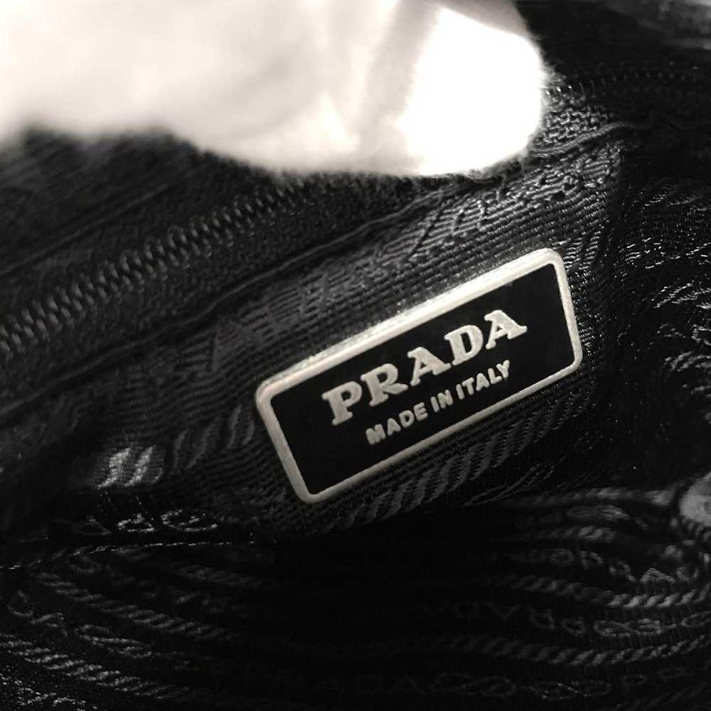 PRADA ★ Genuine Shoulder Bag Tote Bag Nylon Black - image 5