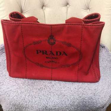 PRADA CANAPA TOTE BAG L