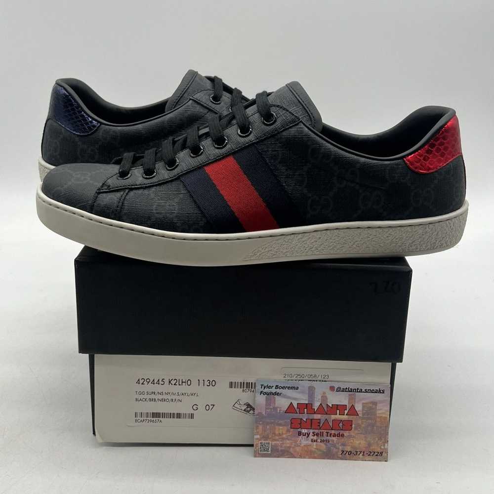 Gucci Gucci ace gg supreme black grey - image 1