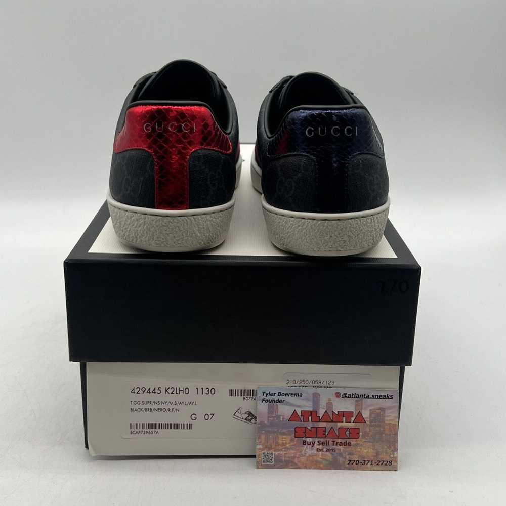 Gucci Gucci ace gg supreme black grey - image 3