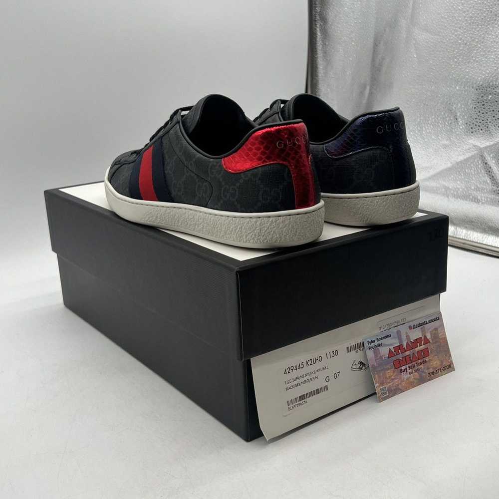 Gucci Gucci ace gg supreme black grey - image 4