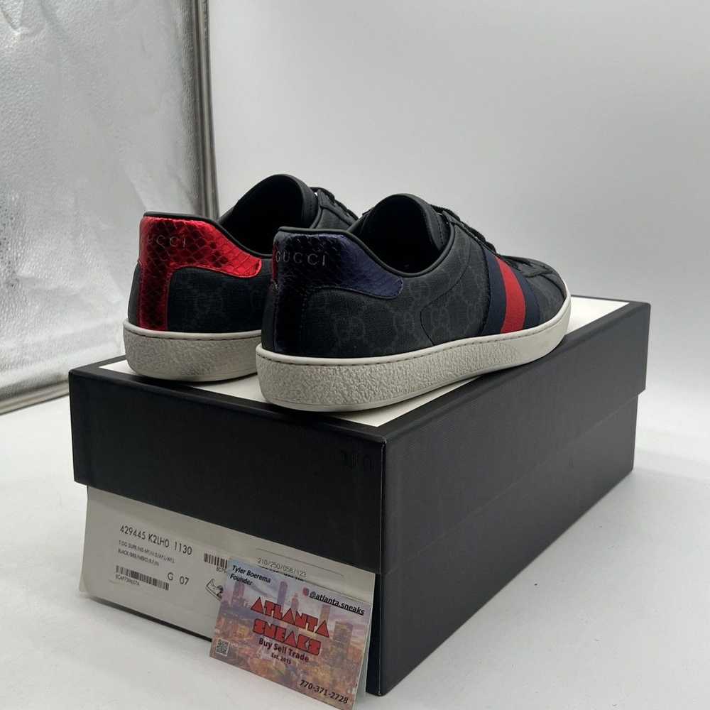 Gucci Gucci ace gg supreme black grey - image 5