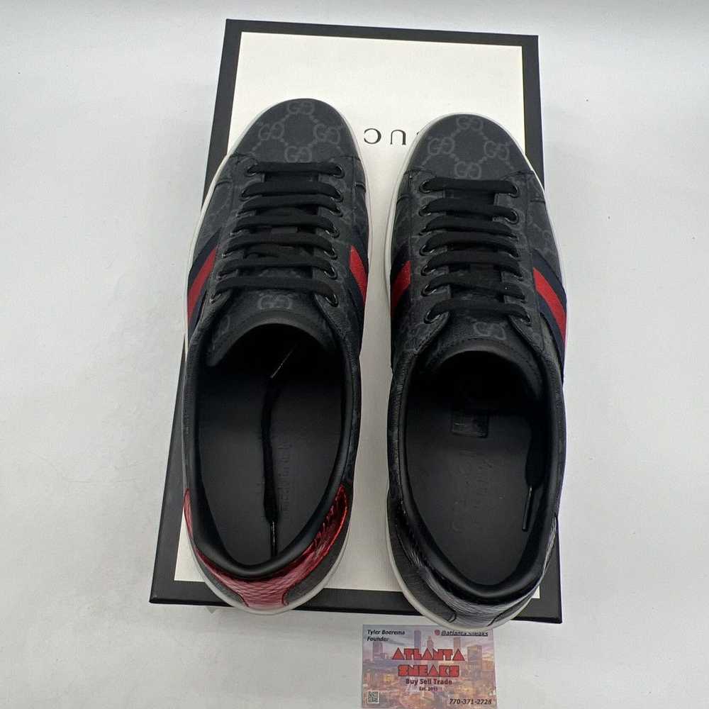 Gucci Gucci ace gg supreme black grey - image 7