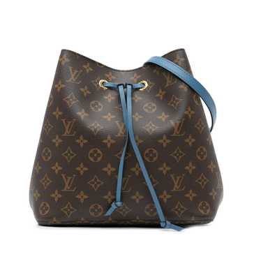 Brown Louis Vuitton Monogram Neonoe MM Bucket Bag