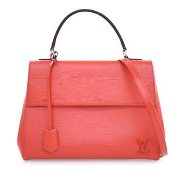 Red Louis Vuitton Epi Cluny MM Satchel