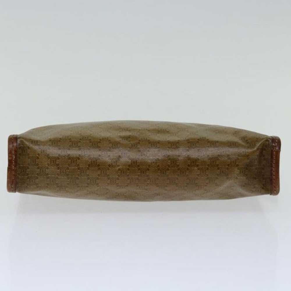 Celine CELINE Macadam Canvas Clutch Bag Brown - image 7