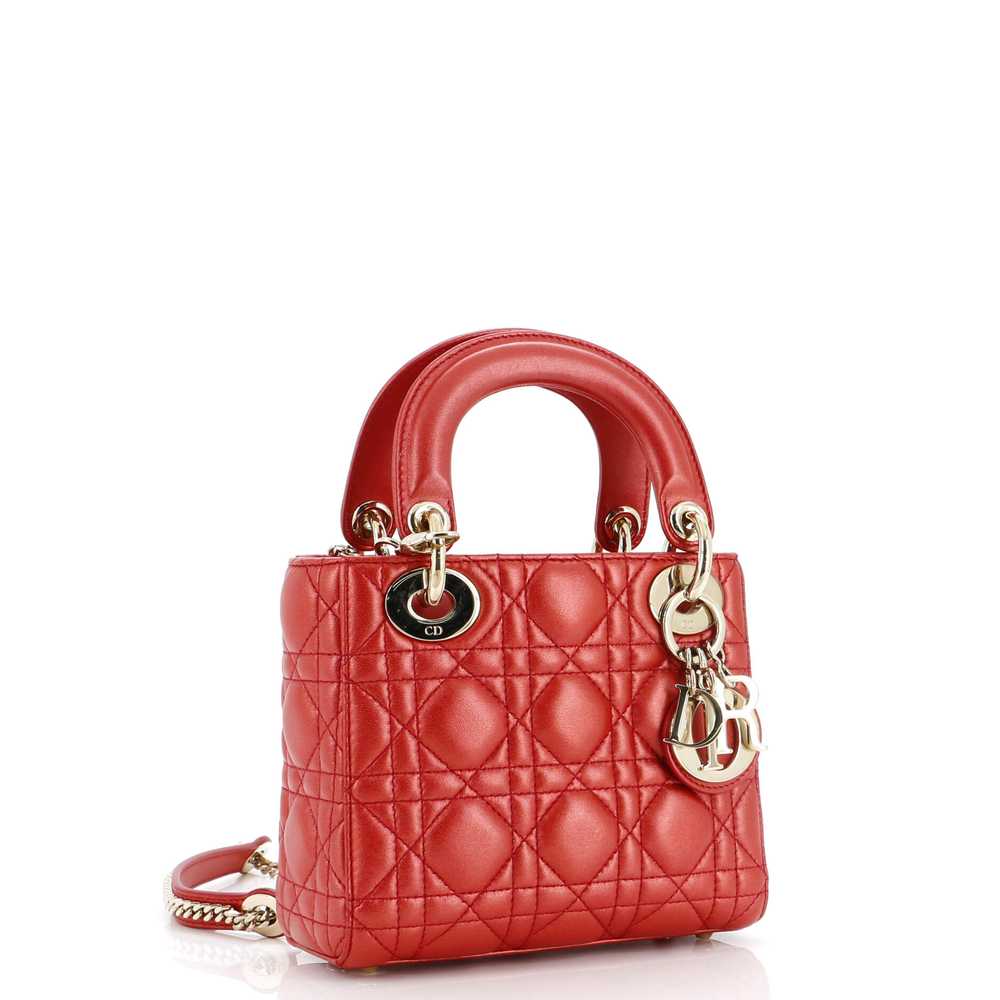 Christian Dior Lady Dior Chain Bag Cannage Quilt … - image 2