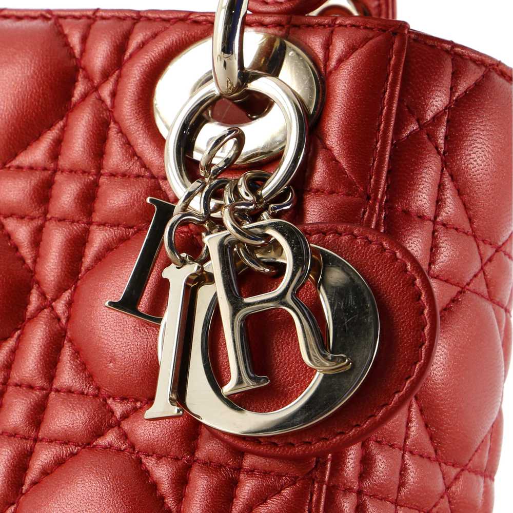 Christian Dior Lady Dior Chain Bag Cannage Quilt … - image 6