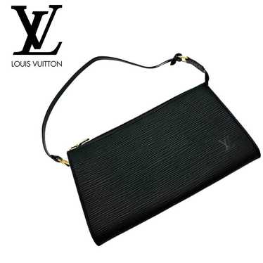 Louis Vuitton Pochette Accessoire Epi Black