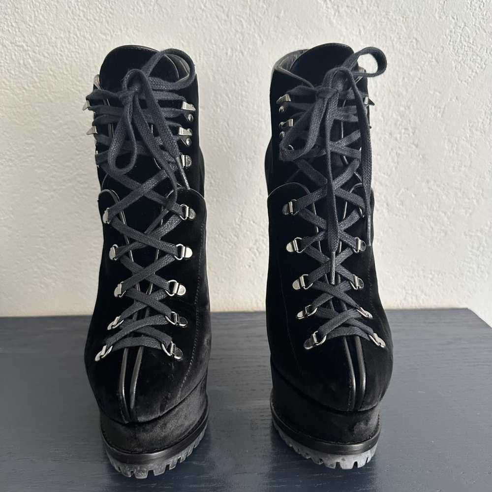 Alaïa Velvet lace ups - image 2