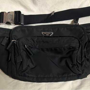 Authentic PRADA body bag waist pouch.