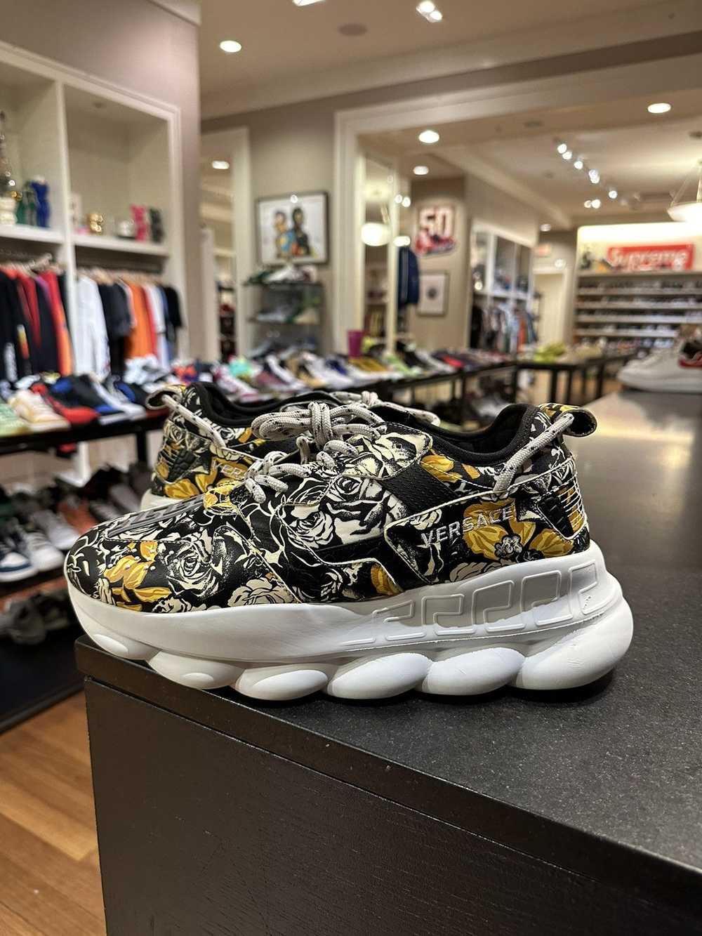 Versace Versace chain react sneaker - image 1