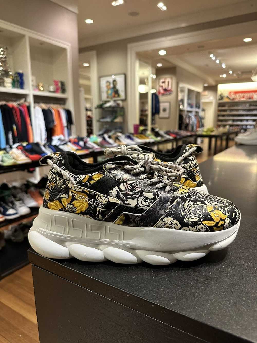 Versace Versace chain react sneaker - image 2