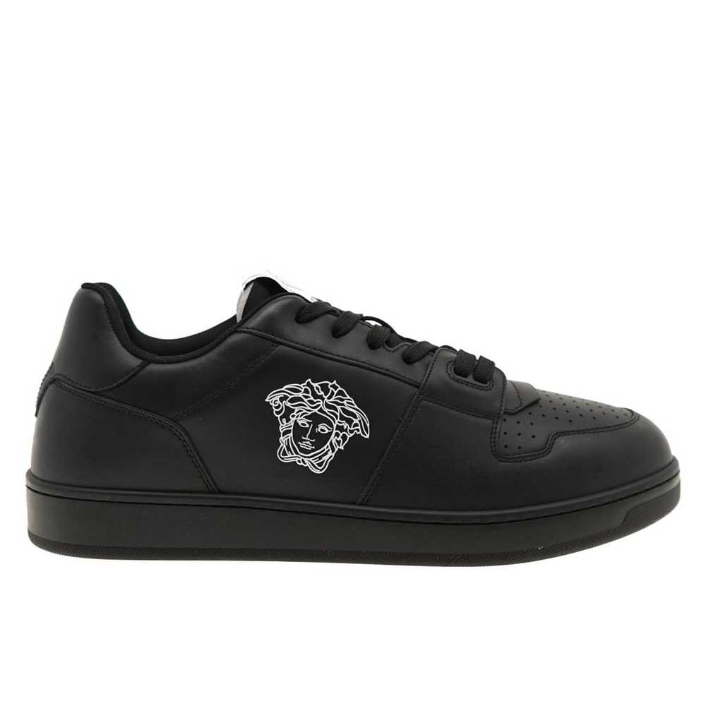 Versace Leather low trainers - image 2