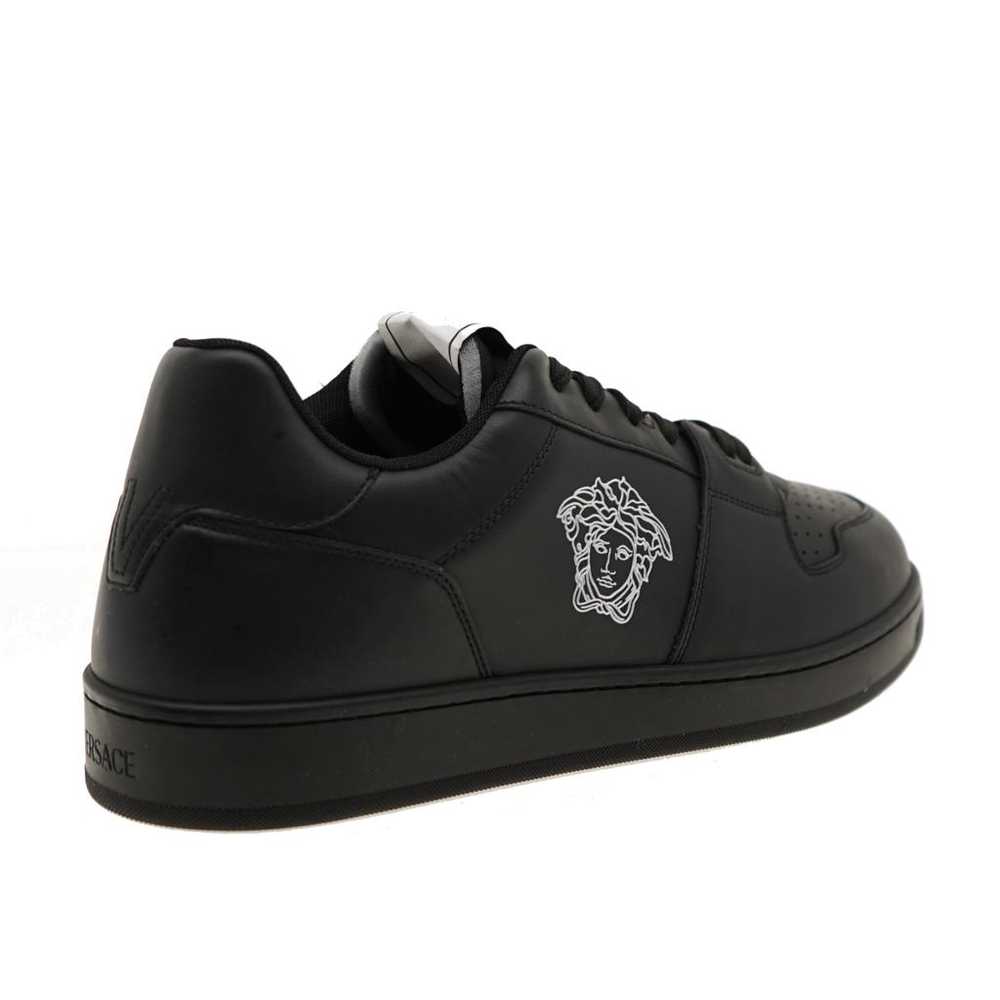 Versace Leather low trainers - image 4