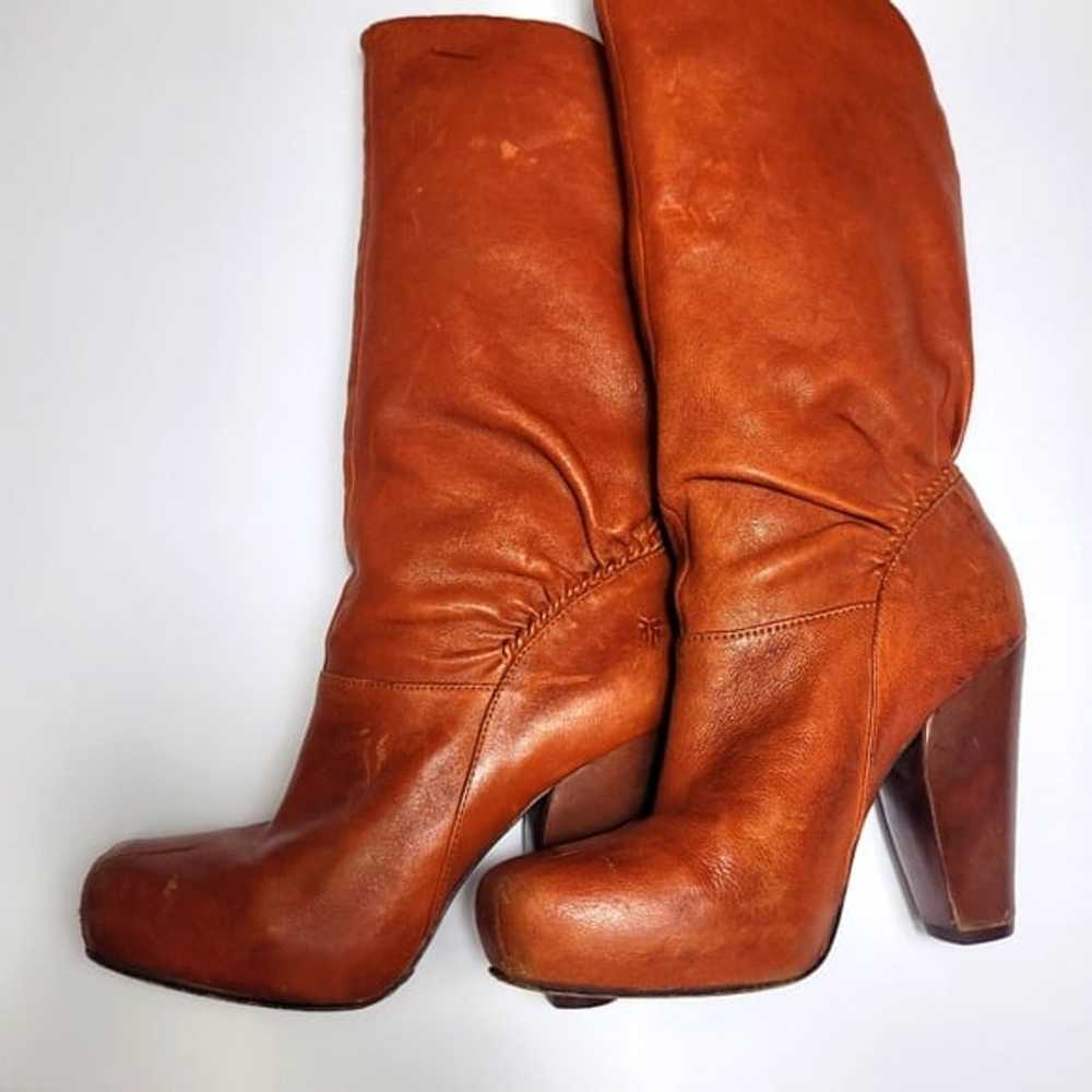 Frye Marta Leather Heeled Boots Women's size 5.5 … - image 3