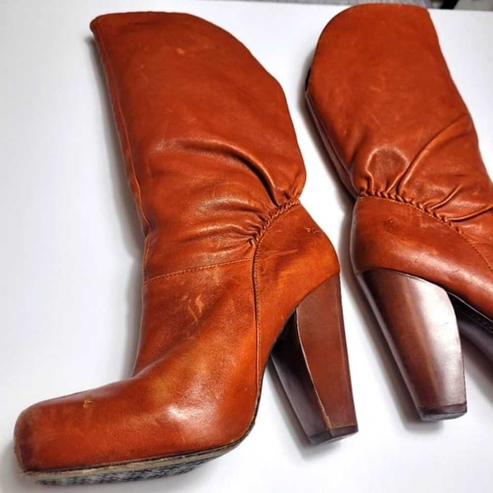 Frye Marta Leather Heeled Boots Women's size 5.5 … - image 5