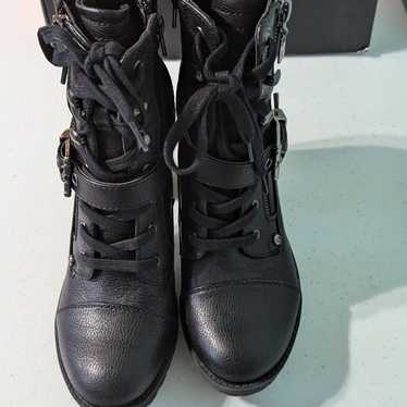 G by guess women's gg grovie-ss heel boots size 7… - image 1