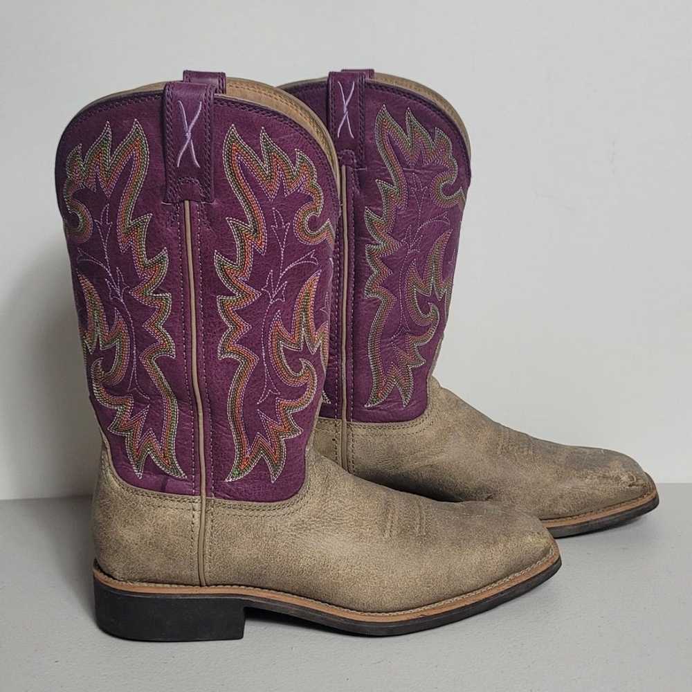 Twisted X Women's Boots size 8B WTH0005 Magenta/ … - image 2