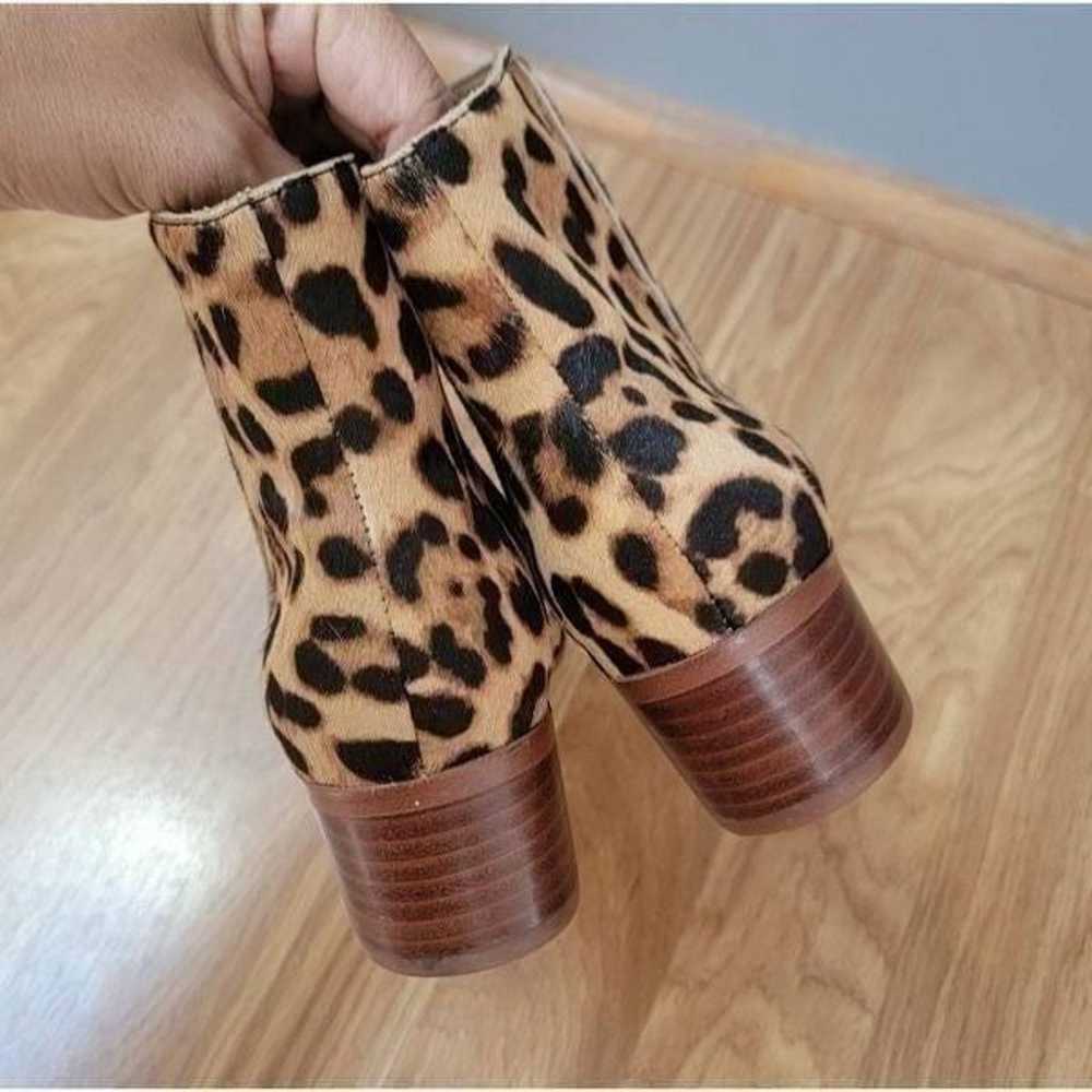 J.Crew Leopard Print Ankle Boots 6.5 - image 5