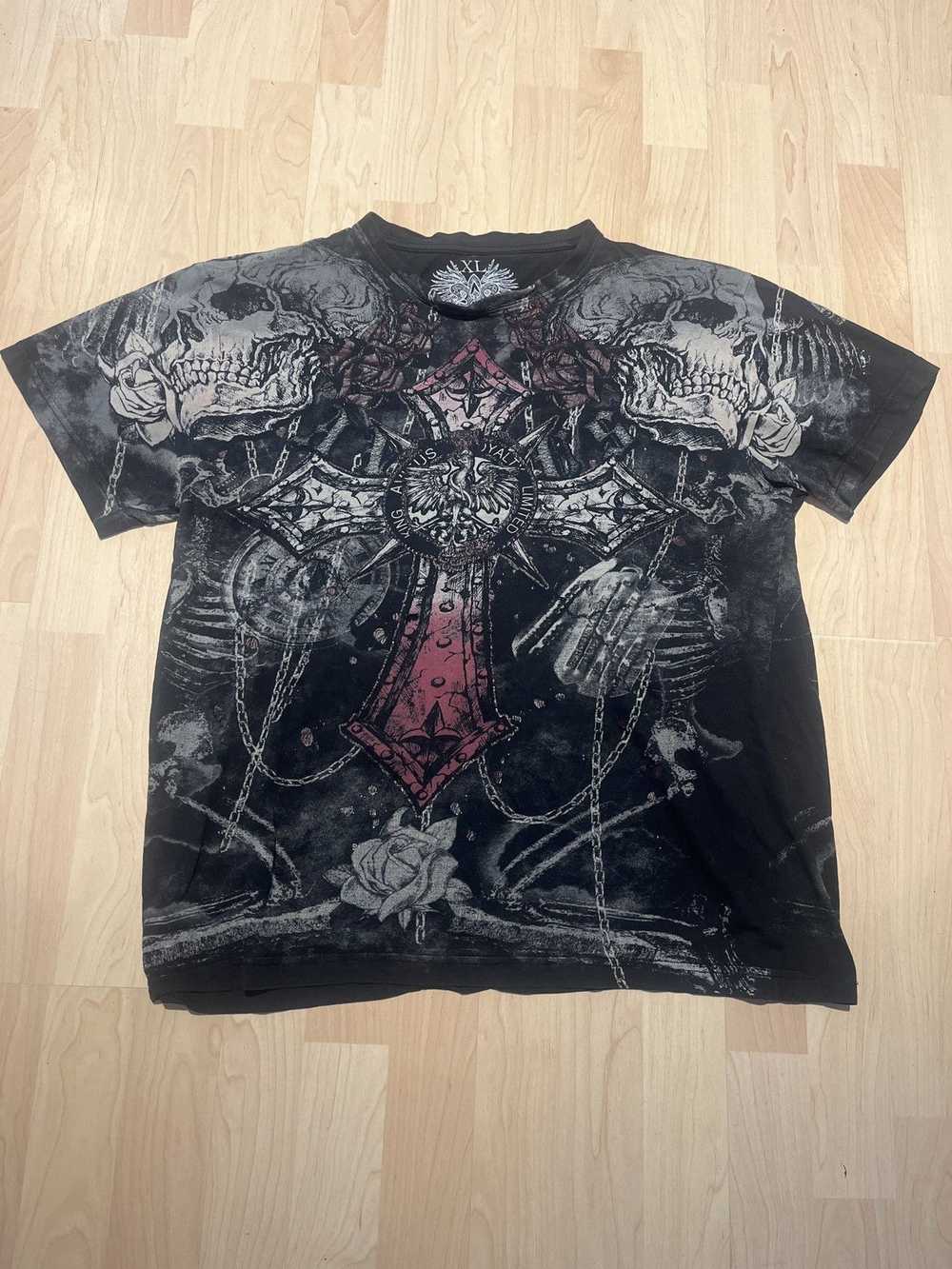 Affliction × Tapout × Vintage Crazy y2k tribal ta… - image 1