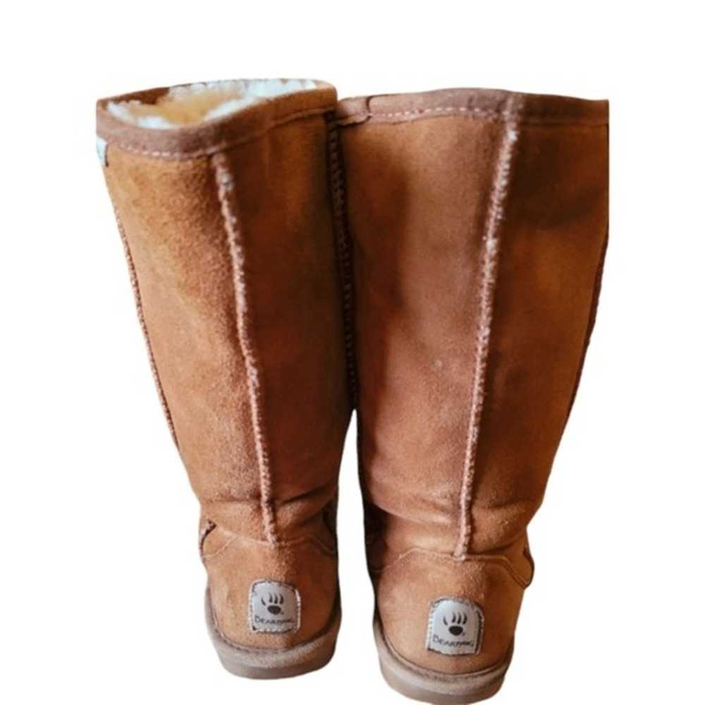 Bear Paw Brown Suede Tall Knee High Boots Women's… - image 3