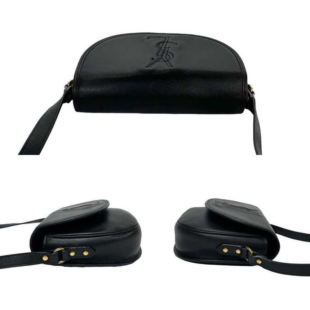 Yves Saint Laurent YSL logo leather shoulder bag … - image 4