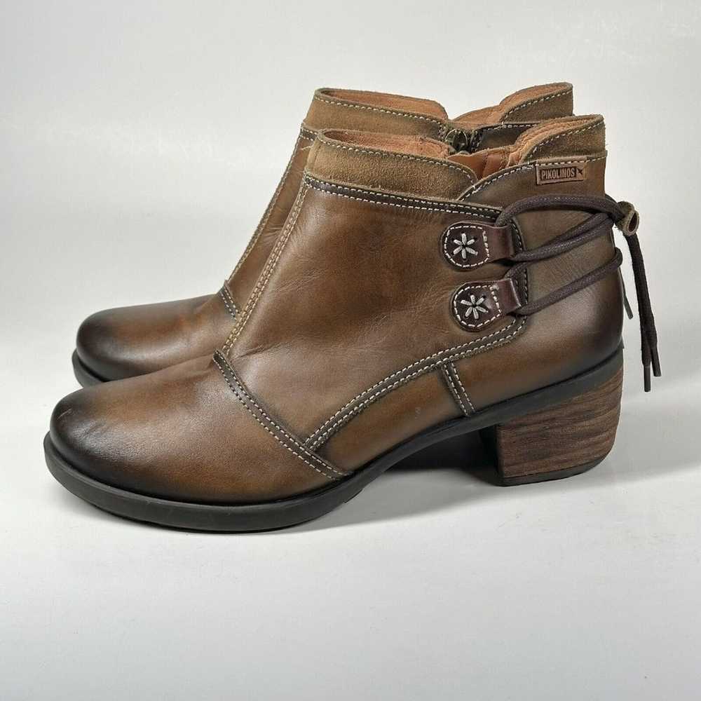 Pikolinos Booties Le Mans Womens Size 8.5 Brown L… - image 6