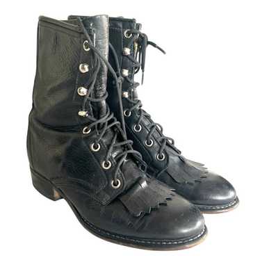 AMERICAN VINTAGE Laredo Boots Women's 6.5 Black L… - image 1