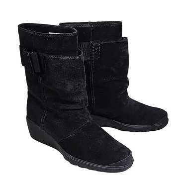 Sorel Toronto Mid Wedge Pull On Black Boots Women… - image 1