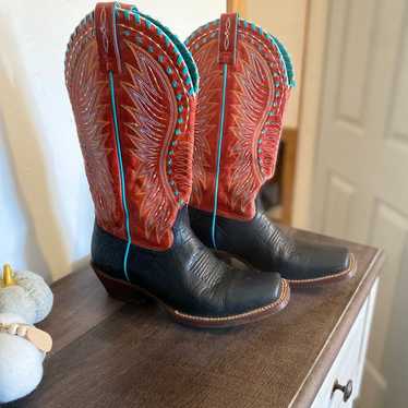 Ariat red cowboy boots