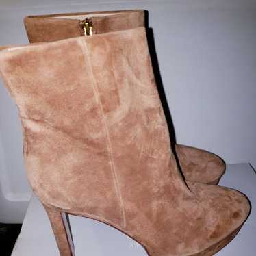 Womens Veronica beard swede boots