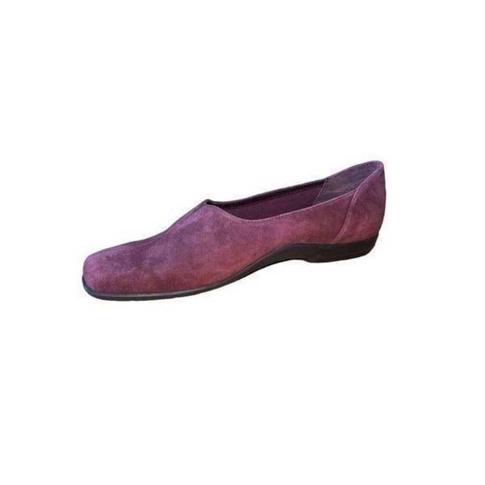 Easy Spirit Womens Burgundy Flat Leather Loafers … - image 2