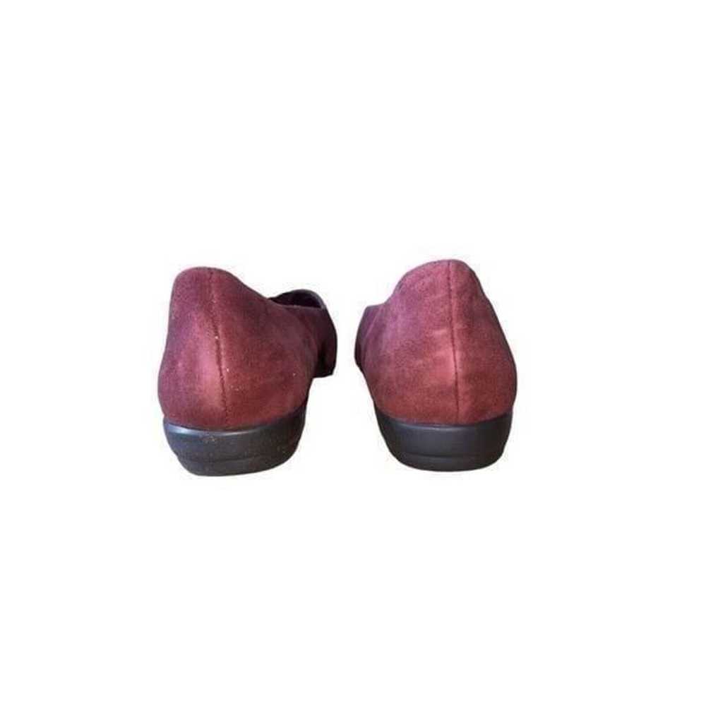 Easy Spirit Womens Burgundy Flat Leather Loafers … - image 6