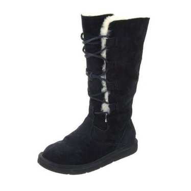 UGG Australia Women's "Whitley", Tall Black Suede… - image 1